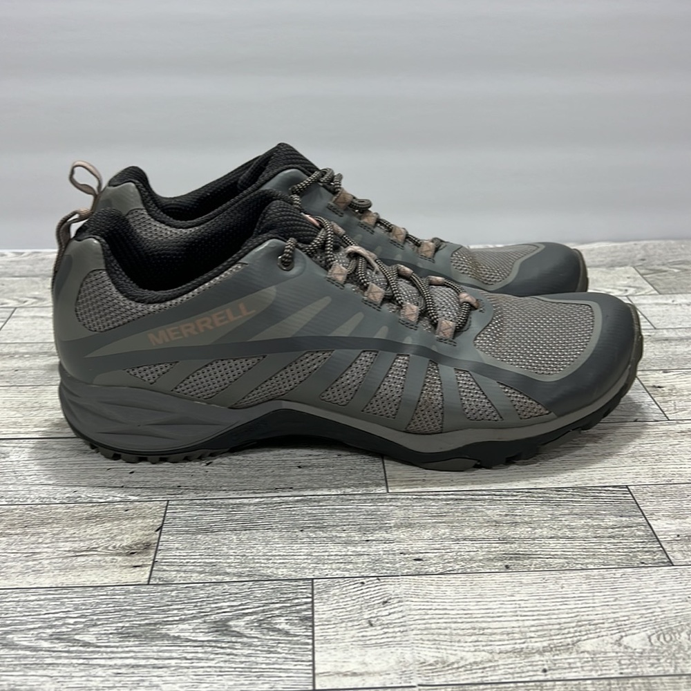 Merrell womens qform 2 grey pink hiking shoes